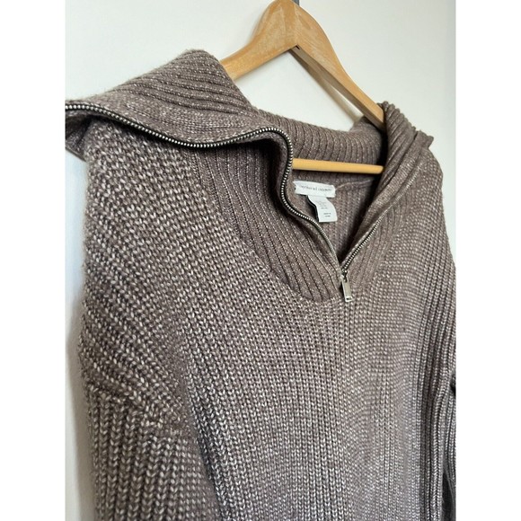 Cupcakes And Cashmere Brown Knit Sweater Dress Size XS - Picture 3 of 8